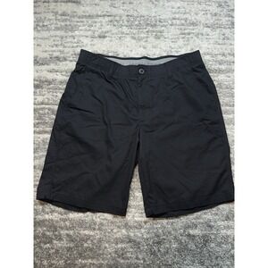 Men's Under Armour Golf Shorts Size 36 Match Play Shorts Black Dotted